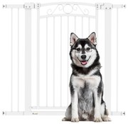 PawHut Barreira de Segurança para Cães Extensível 76-102 cm Barreira p