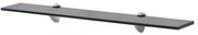 vidaXL Prateleira flutuante vidro 70x10 cm 8 mm