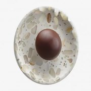 Aplique De Parede Ø25 Cm Led Giuliano Terrazzo Bege - Sklum