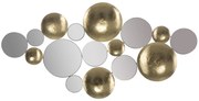 PAINEL GLAM ESPELHO OURO CM 118X2.5X60