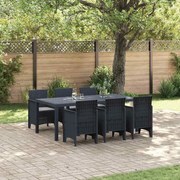 vidaXL Conjunto de Jantar para Jardim 7 pcs Antracite