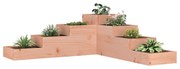 vidaXL Vaso de jardim 4 níveis 106x104,5x36 cm madeira maciça Douglas