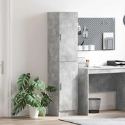 vidaXL buffet Cinza concreto MDF com laminado de efeito concreto Padrão