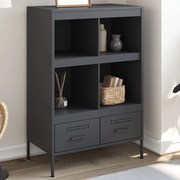 vidaXL Móvel alto 68x39x101,5 cm aço antracite