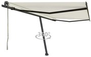 Toldo automático independente 450x350 cm cor creme