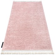 Tapete BERBER 9000 rosa Franjas berbere marroquino shaggy