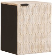 vidaXL Armário de Banheiro Suspenso com porta Branco 38 x 33 x 48 cm