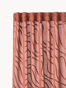 Cortinas semitransparente com argolas Lidia, 2 uni.