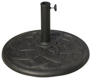 Base para Chapéu de Sol Suporte para Chapéu de Sol de Resina para Jard