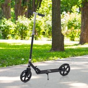 Trotinete dobrável para crianças acima de 5 anos de altura ajustável com freio 88x37x75-100 cm Preto