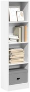 vidaXL Estante 40x24x143 cm derivados de madeira branco