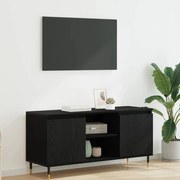 vidaXL Gabinete para TV Carvalho Preto 104 x 35 x 50 cm