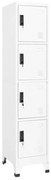 vidaXL Cacifo 38x45x180 cm aço branco