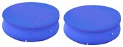 vidaXL Coberturas p/ piscinas acima do solo redondas 2 pcs 360-367 cm