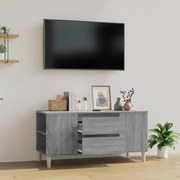 vidaXL Móvel para TV 102x44,5x50 cm derivados madeira cinzento sonoma