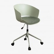 Cadeira De Escritório Com Rodas Morgana Verde Bambu - Sklum