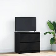 vidaXL Móvel de TV 60x35x54 cm derivados de madeira preto