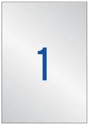 Etiquetas Autocolantes A4 210x297 mm Resistentes à Intempérie Prata 100 Folhas