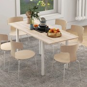 Mesa de Jantar Lucik Extensível - 110-160cm - Design Moderno