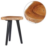 vidaXL Mesa de centro 40x45 cm madeira de teca maciça