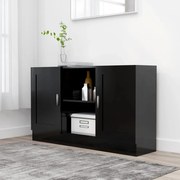 Aparador Real de 120 cm - Preto - Design Moderno