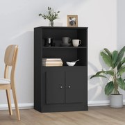 vidaXL Armário alto derivados de madeira 60x35,5x103,5 cm preto