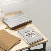 vidaXL Painéis de Decoração 12 pcs Cinzento 15 x 21 x 0.27 cm