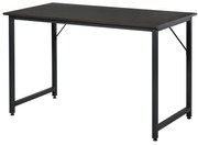 HOMCOM Mesa de  escritório Mesa de computador Mesa de estudo Mobiliário de Escritório Simples 120x60x73cm Carga 70kg