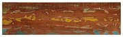 vidaXL Tampo de mesa retangular 110x40x2,5cm madeira recuperada maciça