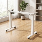 Estrutura, pernas secretária elétrica sem tampo 59,6 x (90-140) x (72-120) cm Branco 