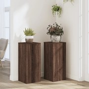 vidaXL Suportes p/ plantas 2pcs 30x30x70cm derivados de madeira