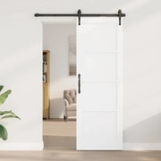 vidaXL Porta Interior "ORKDAL" Branca 73.5x211x4 cm Madeira Sólida de Pinheiro