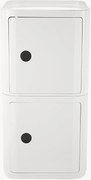 Armário de design Componibili, 2 elementos, Alt 79 cm