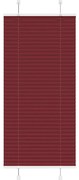 vidaXL Plissado Cego Bordéus Vermelho 65x150 cm Largura Tecido