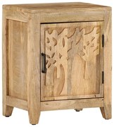 vidaXL Mesa de cabeceira 40x30x50 cm madeira de mangueira maciça
