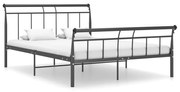 vidaXL Estrutura de cama 140x200 cm metal preto