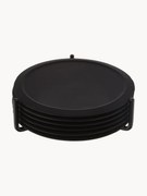 Bases para copos de silicone com suporte Plain, conjunto de 6