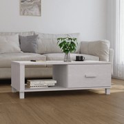 Mesa de centro HAMAR 100x55x35 cm pinho maciço branco