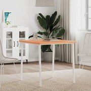 vidaXL Tampo de mesa quadrado 70x70x2,5 cm madeira de faia maciça