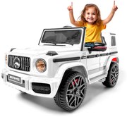 MERCEDES G63 AMG CARRO ELÉTRICO INFANTIL 12V BRANCO