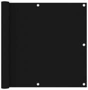 Tela de varanda 90x500 cm tecido Oxford preto