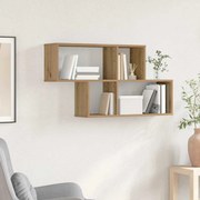 vidaXL Prateleira de Parede carvalho artisiano 100 x 20 x 53 cm
