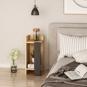 Secretária Box – Nogueira e Creme – 120x75x65 cm