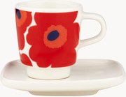 Chávena de café e pires Unikko