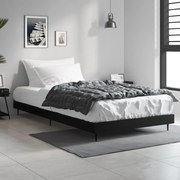 Estrutura de cama 90x190 cm derivados de madeira preto