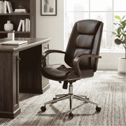 Cadeira de escritório Yankton Nogueira e Preto