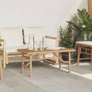 vidaXL Mesa de centro Castanho 90 x 50 x 43 cm Bambu