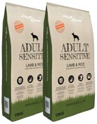 Ração premium para cães Adult Sensitive Lam &amp; Rice 2 pcs 30kg