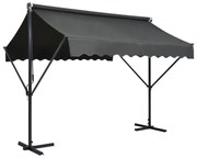 Toldo de pé 300x300 cm antracite