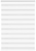 vidaXL Cortina de zebra 95x150 cm largura do tecido 90,9 cm poliéster